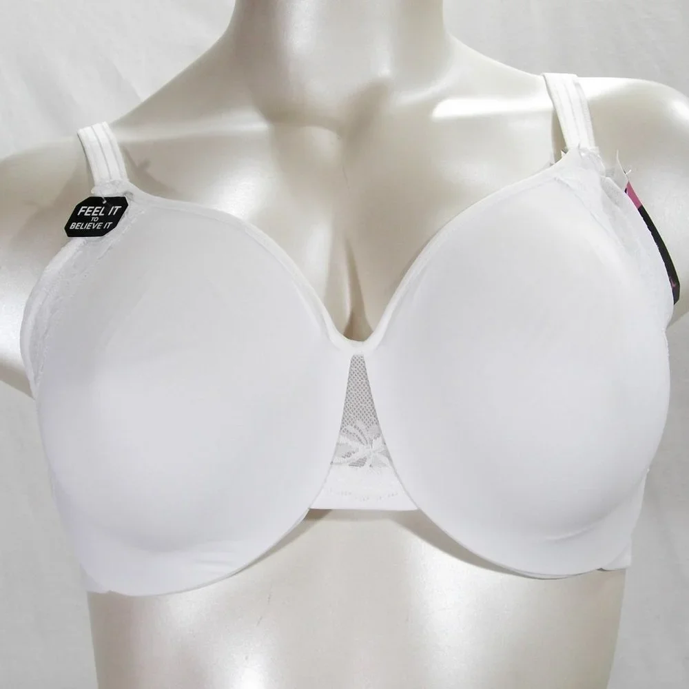 40DD Olga GI8961A Cloud 9 Underwire 2-Ply Minimizer Bra White NWT